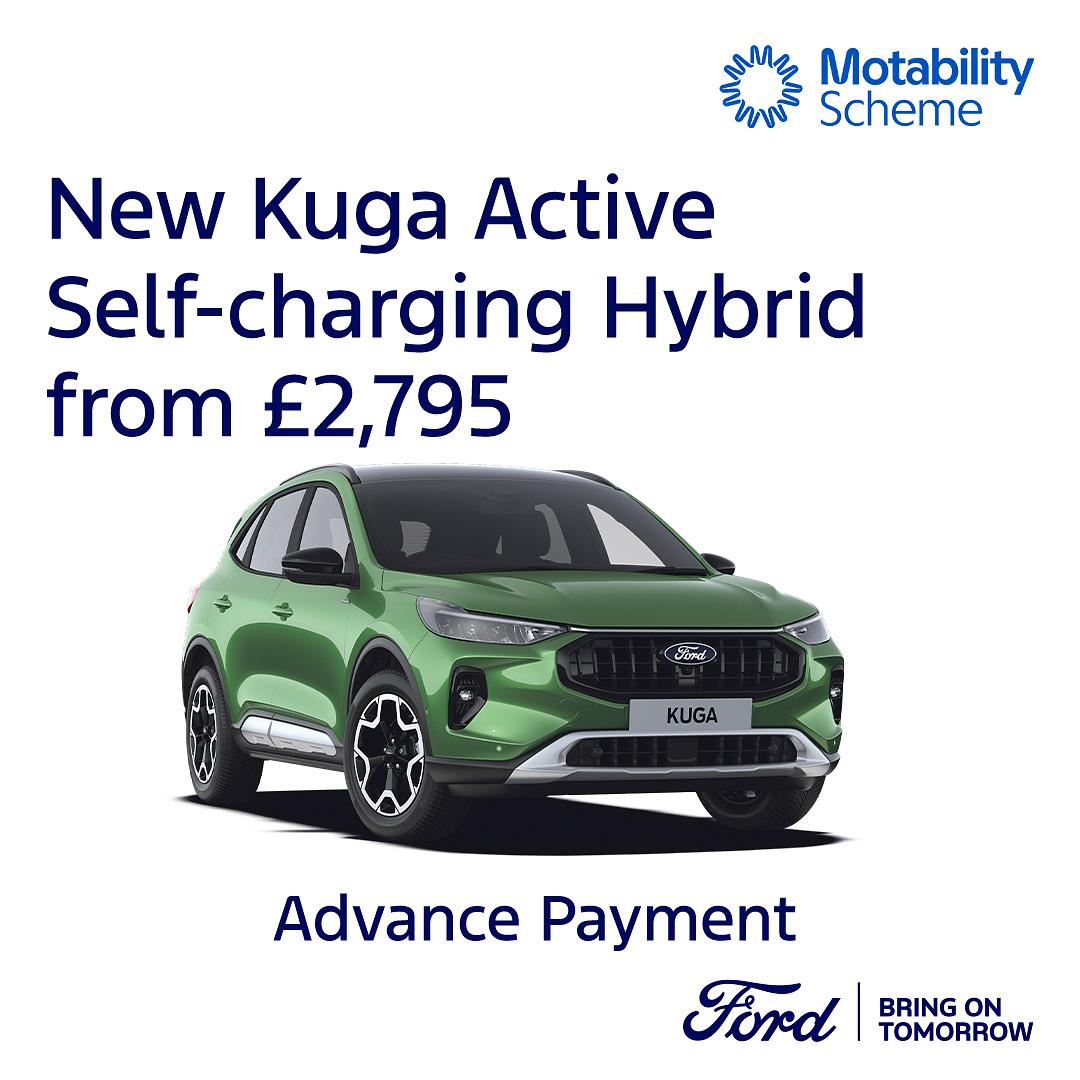 New Ford Kuga Active on Motability