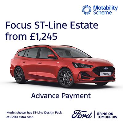 New Ford Focus ST-Line Estate on Motability