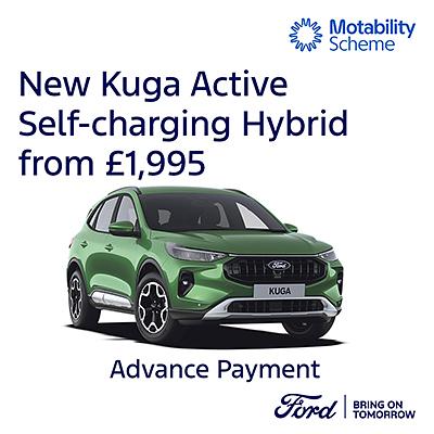 New Ford Kuga Active on Motability