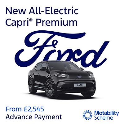 New Ford Capri Premium Motability