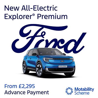 New Ford New All Electric Premium on Motability