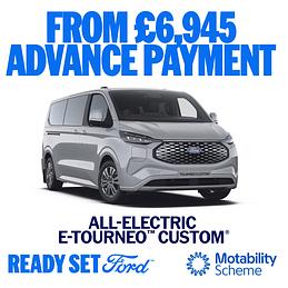 New Ford E-Tourneo Custom Motability