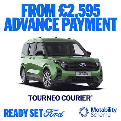 New Ford Tourneo Courier on Motability