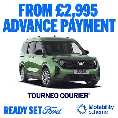New Ford Tourneo Courier on Motability