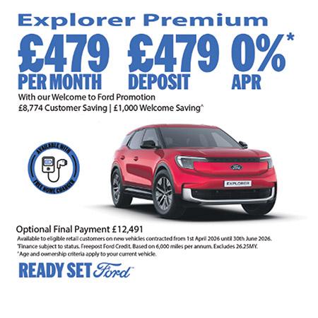 Ford Explorer New Car Special Offer