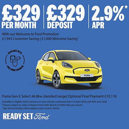 Ford Puma Gen-E New Car Special Offer