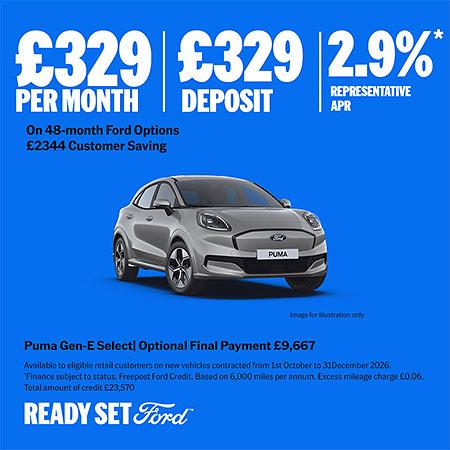 Ford Puma Gen-E New Car Special Offer